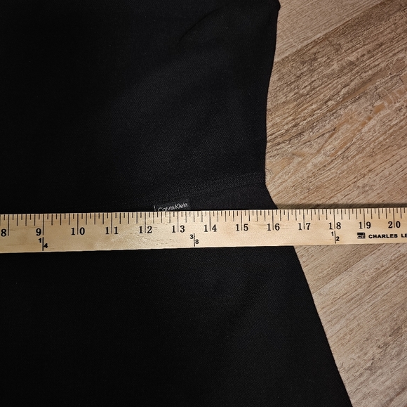 CK Casual Every Day Black and White 100% Cotton Tank Dress Fit & Flare Size 8 - Picture 8 of 12